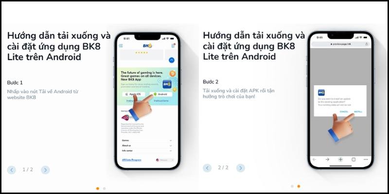 Cài đặt giản đơn trên Android